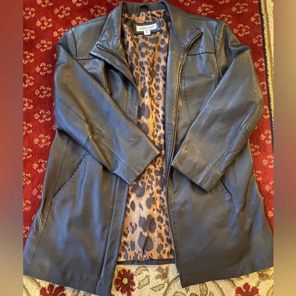 Leather jacket